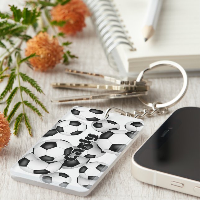 idrottsman namn kluster av fotbollar (Högra Framsidan)