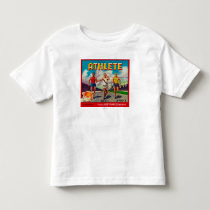 Idrottsmannen brännmärker den citrusa t shirt