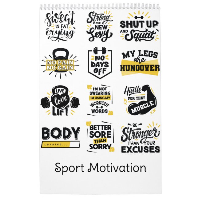 Idrottsmotivation Kalender (Omslag)