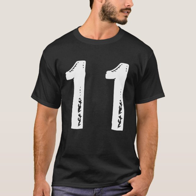 Idrottsnummer 11 t shirt (Framsida)