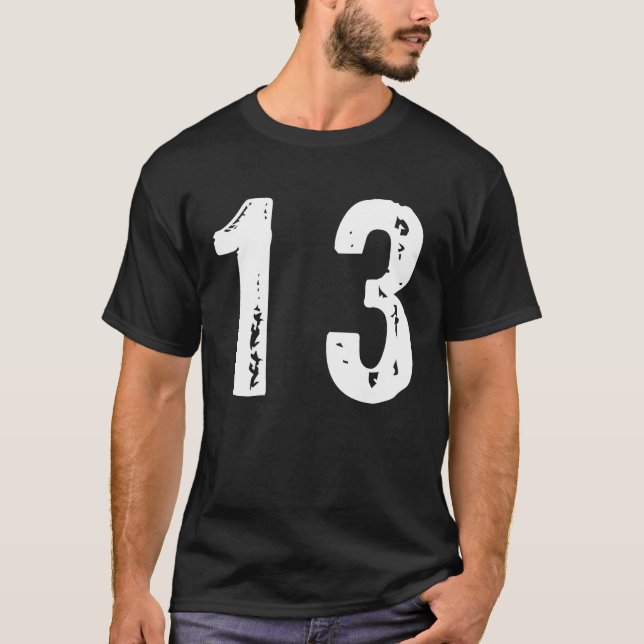 Idrottsnummer 13 t shirt (Framsida)