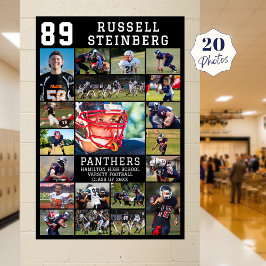 Idrottsövernattning Studenten 20 Photo Collage Poster