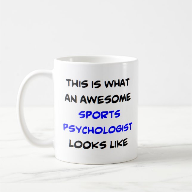 idrottspsykolog i fantastisk kaffemugg (Vänster)