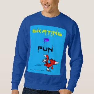 Idrottspuppy Figur Fox Buddy Skating Lång Ärmad Tröja