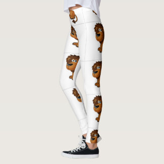 Idrottsroar för lejon katt Anpassa Destiny Destiny Leggings