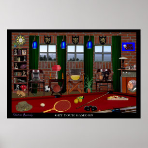 Idrottsrum 22,5 X 15 Poster