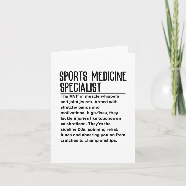 Idrottsspecialist Kort (Framsida)