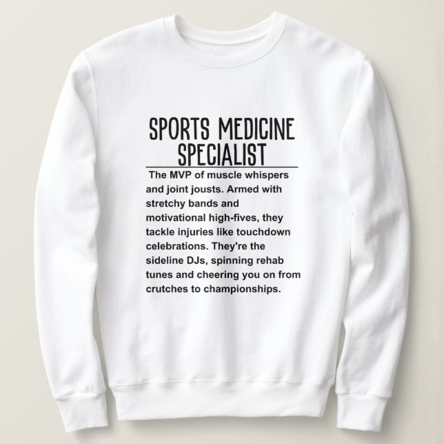 Idrottsspecialist T Shirt (Design framsida)