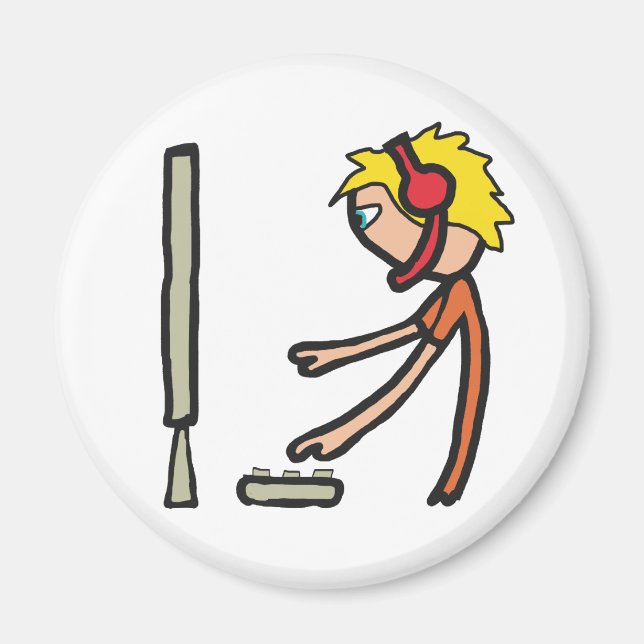 Idrottsspelare Magnet (Framsidan)