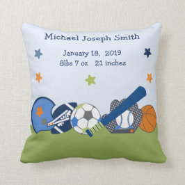 Idrottsspelarens Nursery Keepsaki Pillow Kudde
