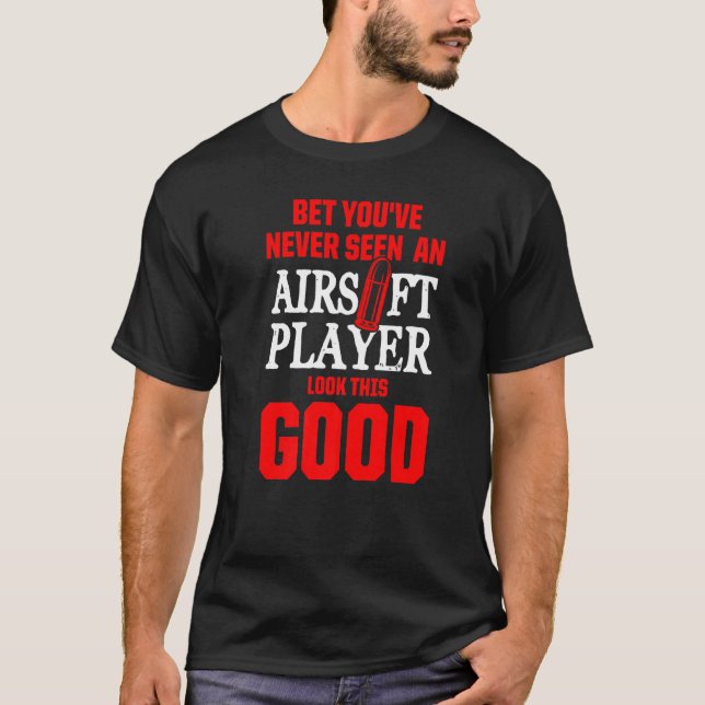 Idrottstävling 13 i Airsoft Player Team 13 T Shirt (Framsida)