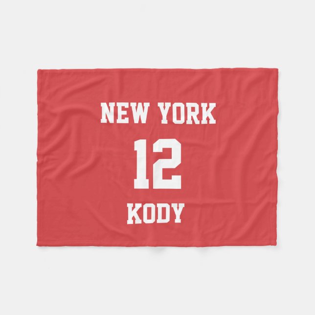 Idrottsteamet din egen Jasper Fleecefilt (Framsidan (Horisontell))