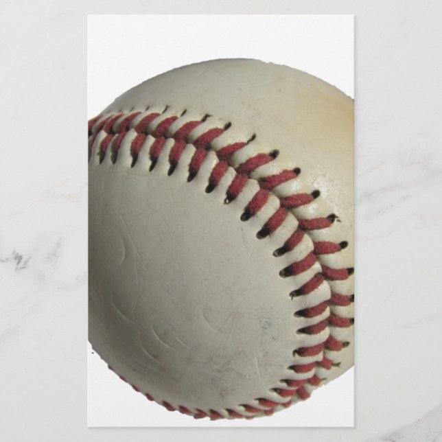 Idrottsteamet Game Boll Baseball Fält Coach Art Brevpapper (Framsida)