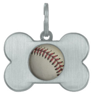 Idrottsteamet Game Boll Baseball Fält Coach Art ID-bricka Husdjur