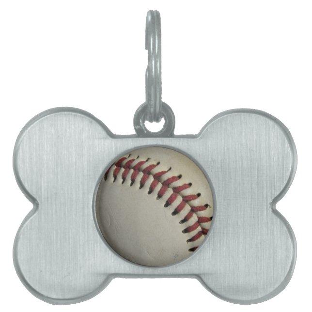 Idrottsteamet Game Boll Baseball Fält Coach Art ID-bricka Husdjur (Framsidan)