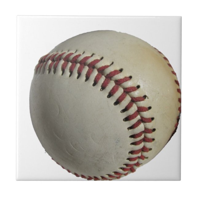 Idrottsteamet Game Boll Baseball Fält Coach Art Kakelplatta (Framsidan)
