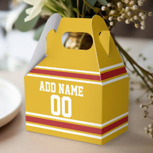Idrottsteamet Jersey med eget namn och nummer Presentaskar