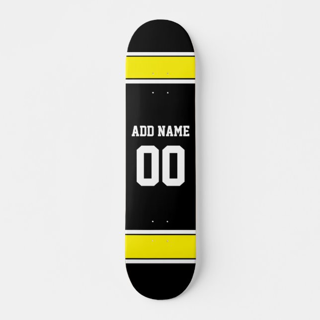 Idrottsteamets fotbollsnummer Jersey-nummer Mini Skateboard Bräda 18,5 Cm (Framsida)