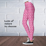 Idrottstematroféstjärnor symbol mönster rosa leggings<br><div class="desc">Dessa baljor är ett ljust rosa färg,  med ett upprepat mönster i ett silversalt grått. Idrottstroféer och stjärnor,  för en vinnande kombination.</div>