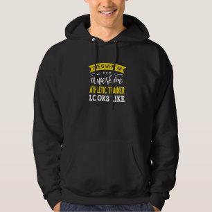Idrottstränare Jobbtitel Anställd Arbetare Idrotts Hoodie