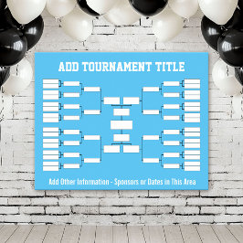 Idrottsturnering - Blå 32 lag Poster