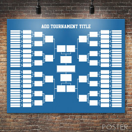 Idrottsturnering för 64 team poster