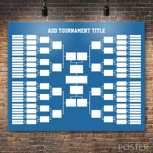 Idrottsturnering för 64 team poster