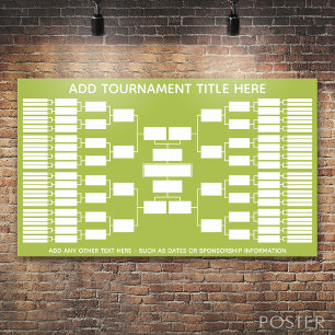 Idrottsturnering för 64 team poster