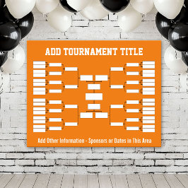 Idrottsturnering - Orange 32-team Poster