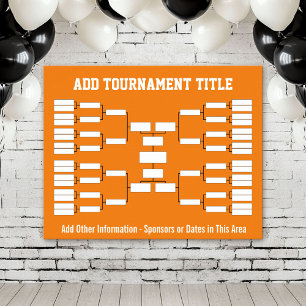 Idrottsturnering - Orange 32-team Poster