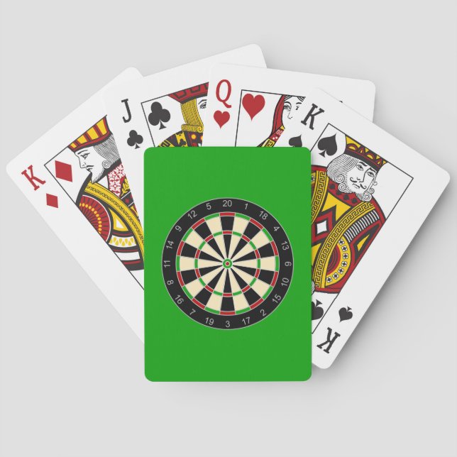 Idrottsutrustning - Dartboard 1 Casinokort (Baksidan)