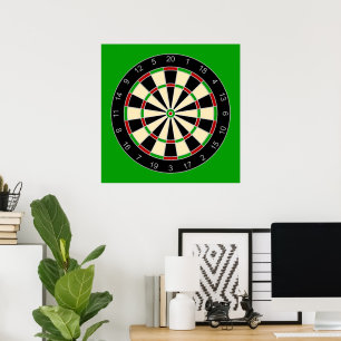 Idrottsutrustning - Dartboard 1 Poster