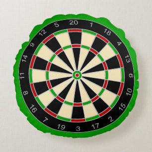 Idrottsutrustning - Dartboard 1 Rund Kudde