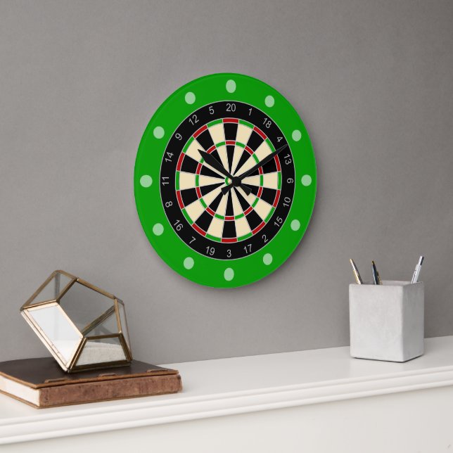Idrottsutrustning - Dartboard 1 Stor Klocka (Kontor)