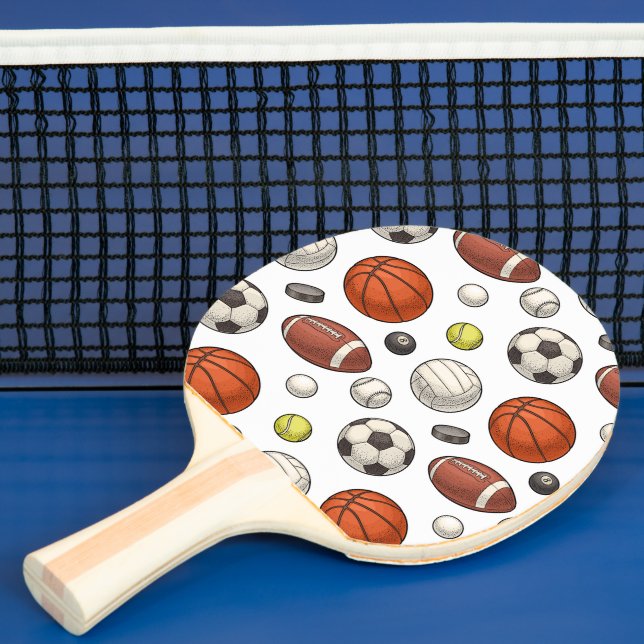 Idrottsutrustning Mönster Pingisracket (Insitu)