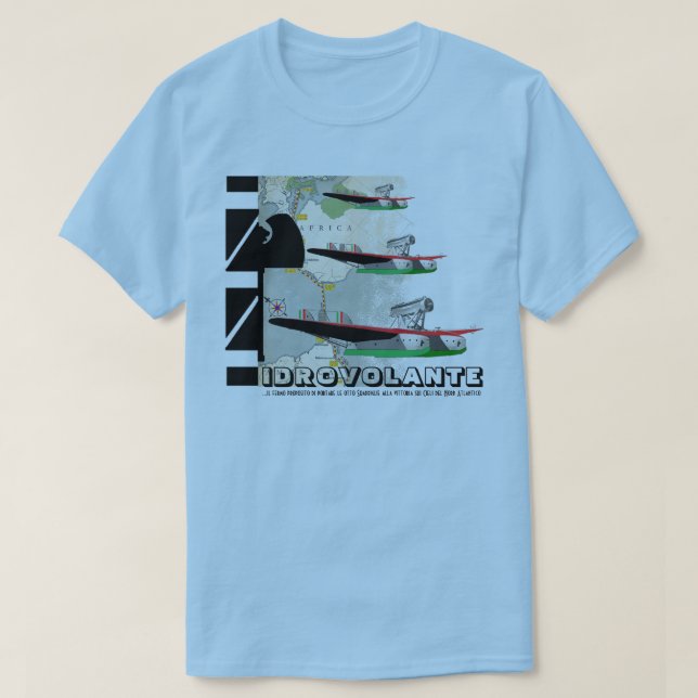 IDROVOLANTE TEE SHIRT (Design framsida)