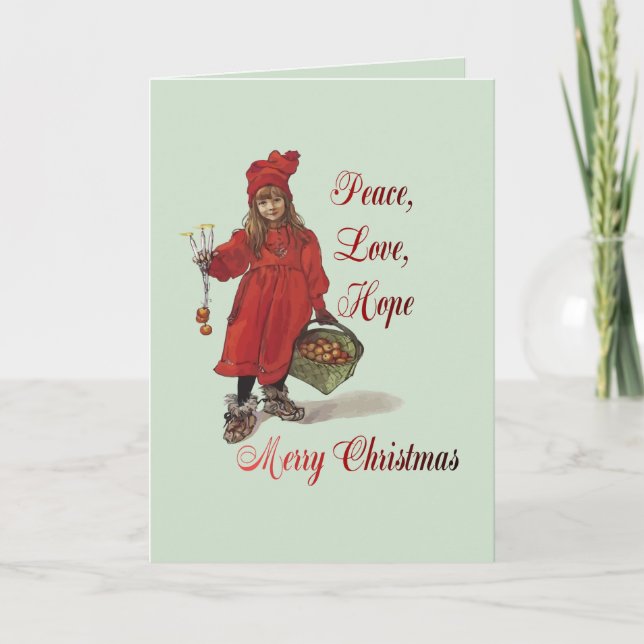 Iduna Peace Love Hope Merry Christmas Kort (Framsida)