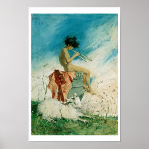 Idyll 1868 (w/c på papper) poster