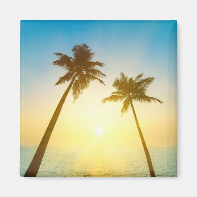 Idyllic Tropical Heaven Magnet (Framsidan)