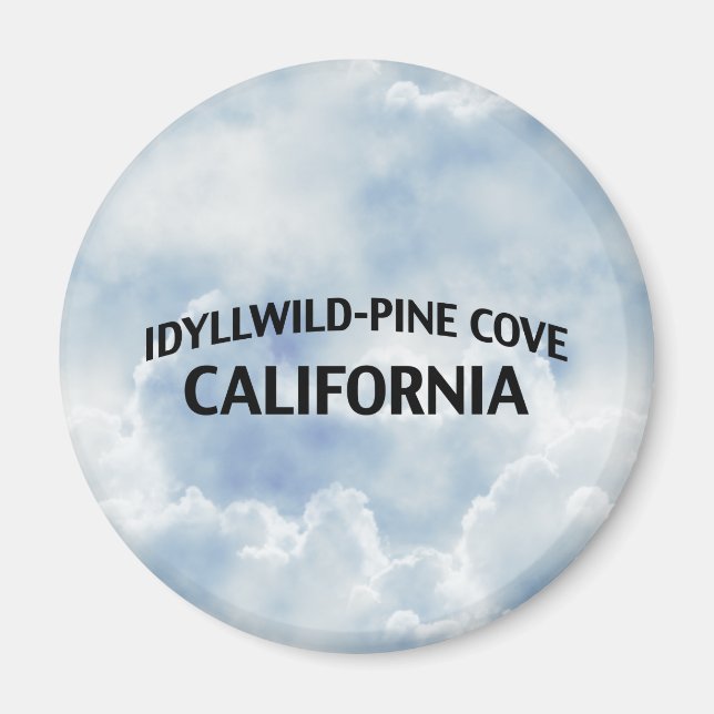 Idyllild-Gräs Cove California Magnet (Framsidan)