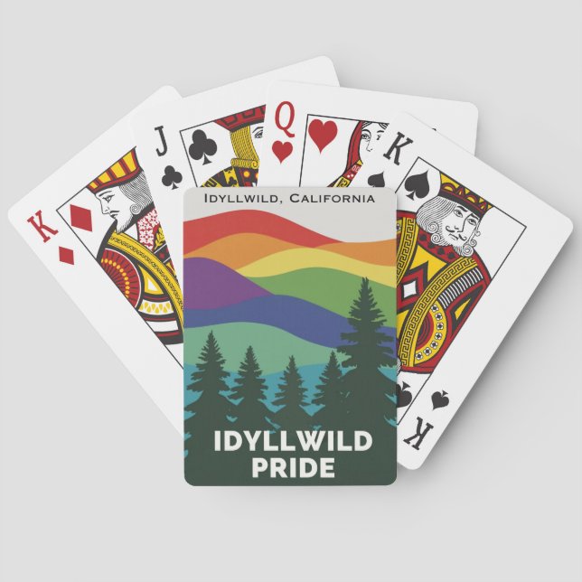 Idyllild-Pride Uppspelningskort Casinokort (Baksidan)