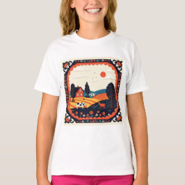 Idyllisk gård t shirt