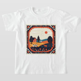 Idyllisk gård t shirt