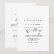 Idyllisk Stilfull Kalligrafi Fram- och Baksida Brö