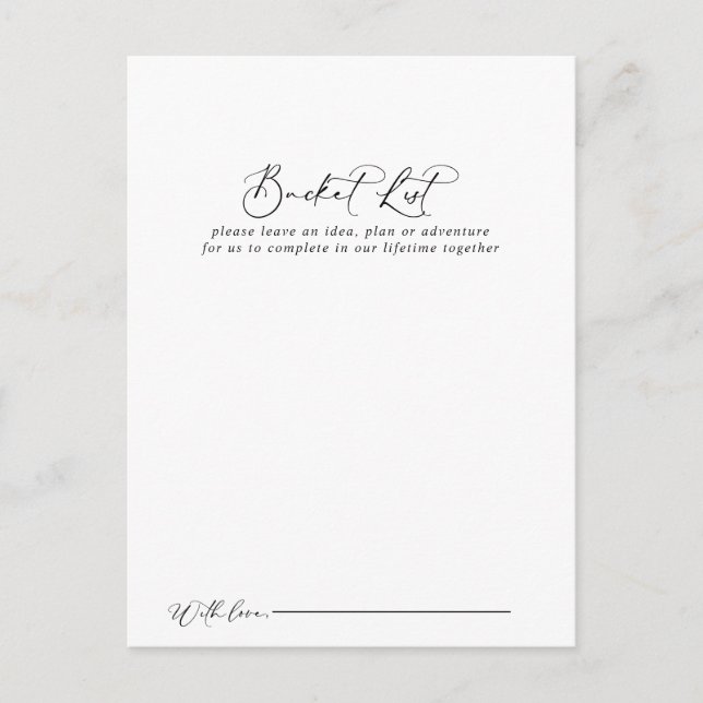 Idylliska Bröllop-bockkort Vykort (Framsida)