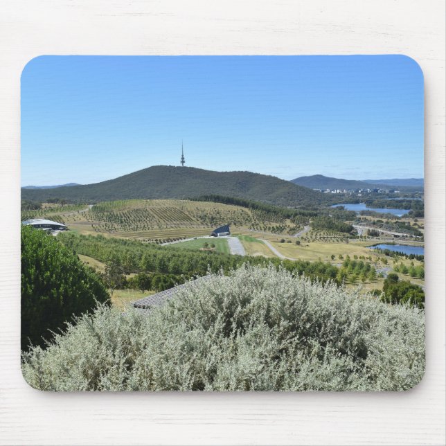 Idylliska dagen i Canberra Mouse Pad Musmatta (Framsidan)