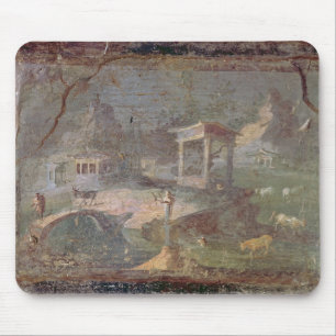Idylliskt landskap, från Herculaneum, Musmatta