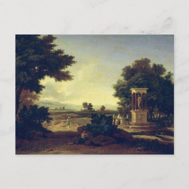 Idylliskt liggande vykort (Framsida)