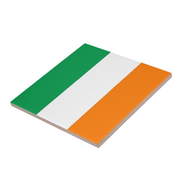 IE001 Irish FLAGGA, IRLAND Kakelplatta (Sidan)