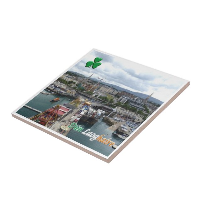 IE006 DUN LAOGHAIRE Ireland Kakelplatta (Sidan)